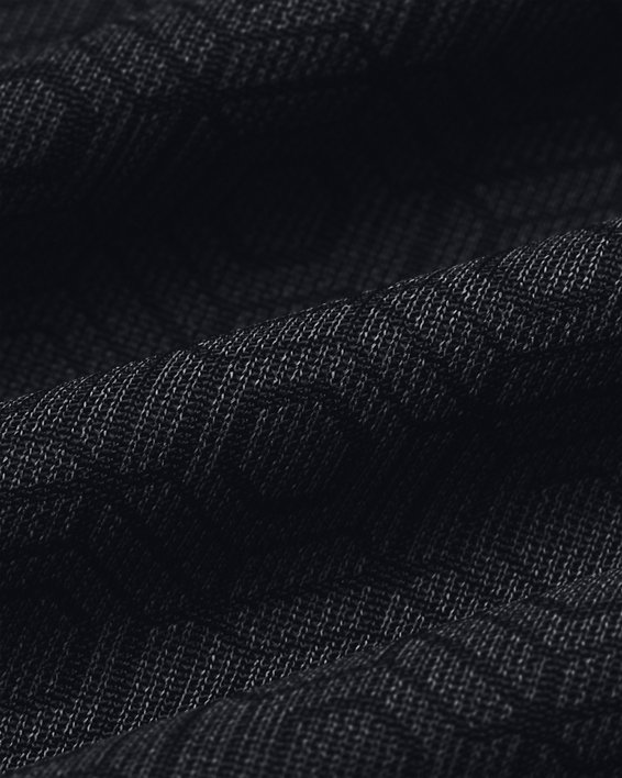 Men's UA RUSH™ Woven ½ Zip Hoodie in Black image number 5